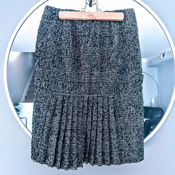 Express design studio tweed wool pencil skirt 4 - Picture 2 of 9
